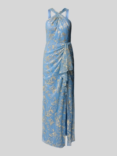 Adrianna Papell Maxi-jurk met volants en knoopdetail Lichtblauw - 2