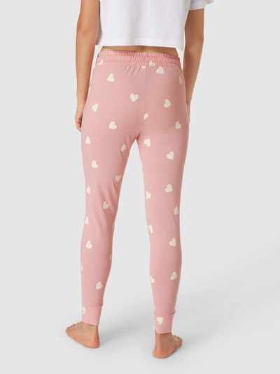 Jake*s Casual Pyjama-Hose mit Allover-Muster Rosa 5