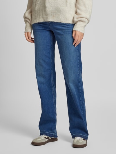 Angels Straight leg jeans in 5-pocketmodel, model 'Lara' Blauw - 4