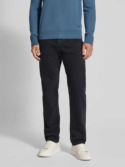PAUL SMITH Relaxed Tapered Fit Jeans mit Eingrifftaschen Mittelgrau 4