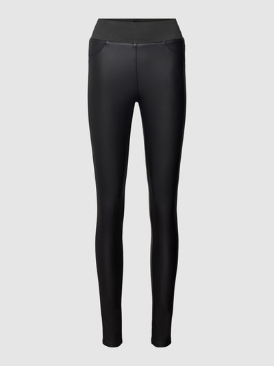 Soyaconcept Leggings in Leder-Optik Modell 'PAM' Black 1