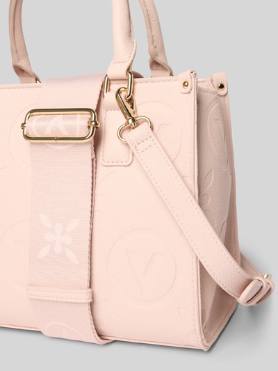 VALENTINO BAGS Handtasche mit Label-Strukturmuster Modell 'SAMBA' Rose 2