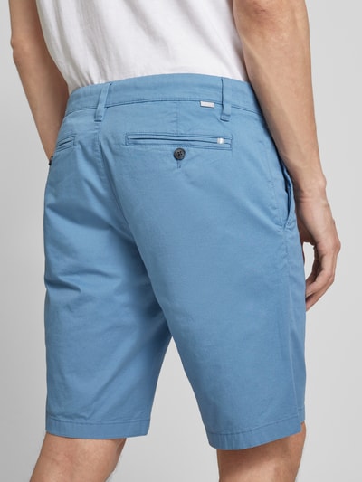 s.Oliver RED LABEL Bermudas in unifarbenem Design Rauchblau 3