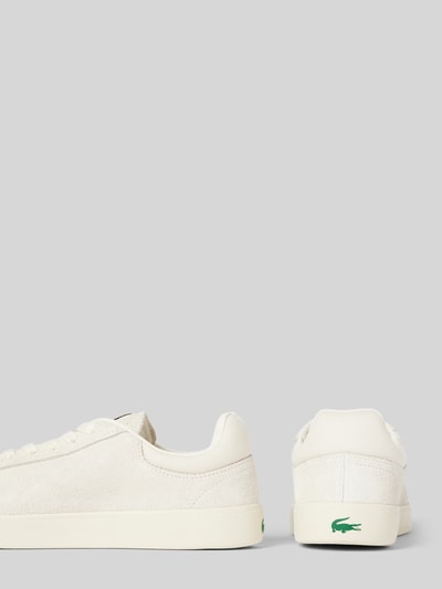 Lacoste Sneaker mit Strukturmuster Modell 'BASESHOT' Ecru 2