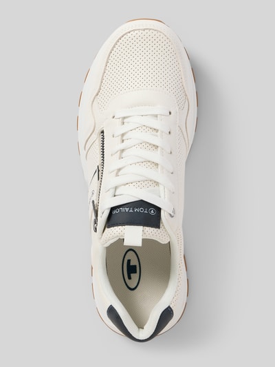 Tom Tailor Low Top Sneaker mit Label-Detail Weiss 3