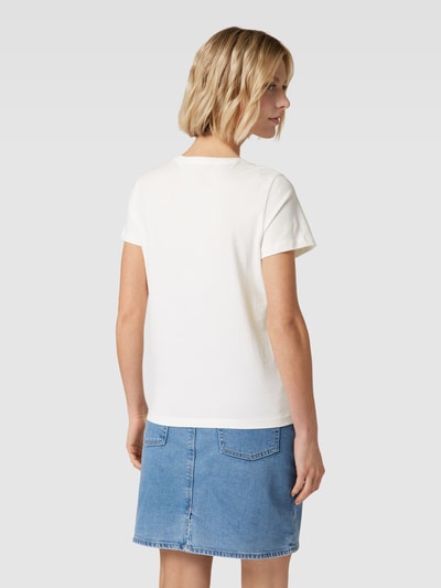 Tom Tailor T-Shirt mit Allover-Print Offwhite 5