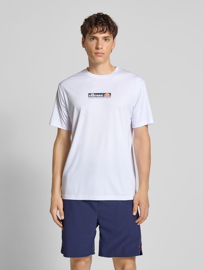 Ellesse T-shirt met labelprint, model 'CORBOBA' Wit - 4