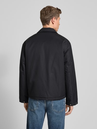 SELECTED HOMME Relaxed fit blouson van katoenmix, model 'CEDRIC' Zwart - 5