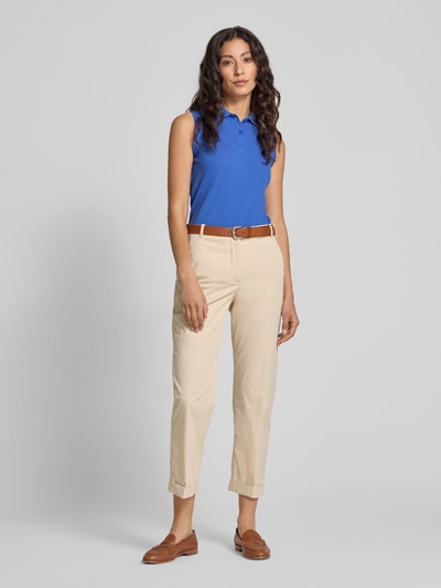 Christian Berg Woman Tanktop met polokraag Blauw - 1