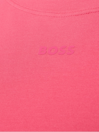 BOSS Relaxed Fit Pyjama-Oberteil aus Baumwoll-Mix Pink 2