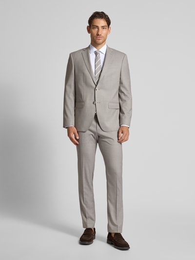 SEIDENSTICKER Slim Fit Business-Hemd mit Knopfleiste Weiss 1