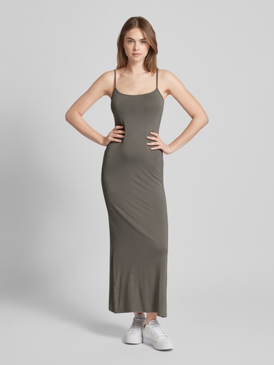 Gina Tricot Maxi-jurk met verstelbare spaghettibandjes Antraciet - 4