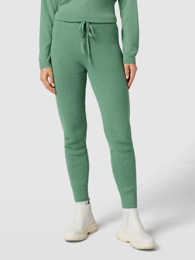 Jake*s Casual Sweatpants in Strick-Optik Lindgrün 4