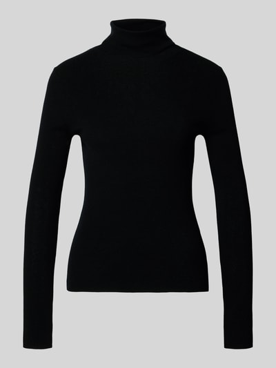 Marc Cain Rollkragenpullover aus Schurwoll-Mix Black 2