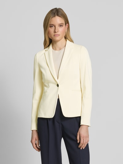 Jake*s Collection Żakiet z kieszeniami z wypustką Jasnożółty 4