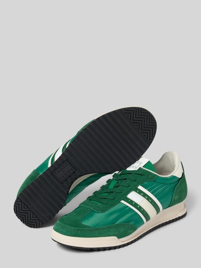 Tommy Jeans Leren sneakers met labelopschrift, model 'RETRO RUNNER CLEATED' Groen - 4