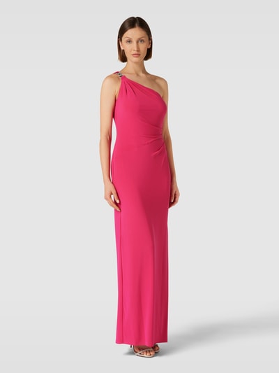 Lauren Ralph Lauren Abendkleid im One-Shoulder-Design Modell 'BELINA' Pink 4