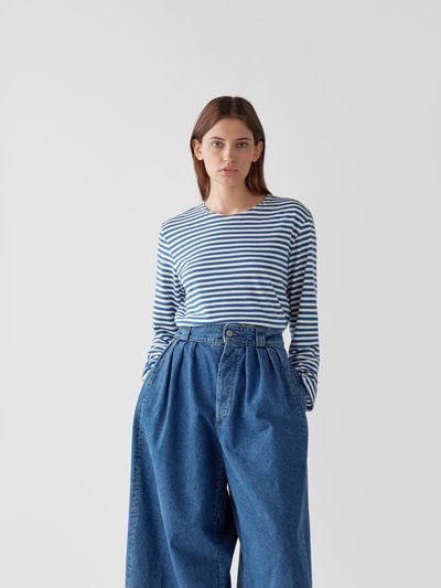 Denimist Longsleeve mit Streifenmuster Bleu 4