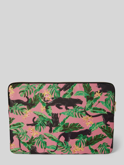 WOUF Laptoptas met labelpatch, model 'Rose Yucata' Helder paars - 2