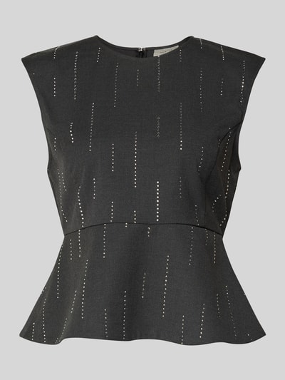 Gestuz Tanktop mit Rundhalsausschnitt Modell 'adira' Dunkelgrau Melange 2