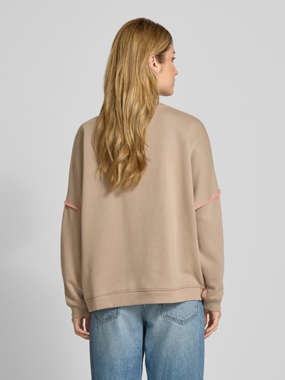 miss goodlife Relaxed fit sweatshirt met ronde hals Zand - 5