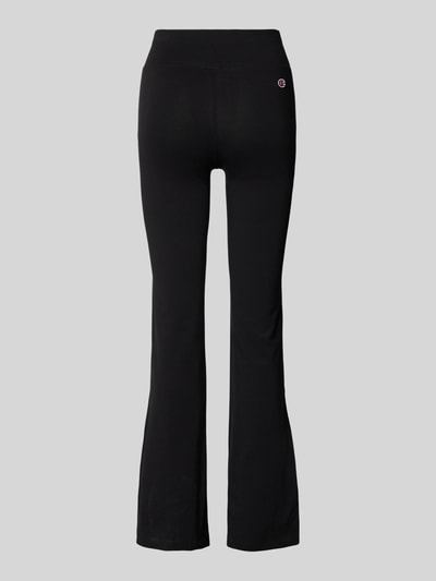 CHAMPION Flared Leggings mit Logo-Badge Black 3