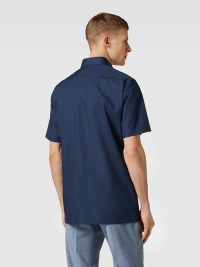 OLYMP Slim fit zakelijk overhemd met borstzak Marineblauw - 5