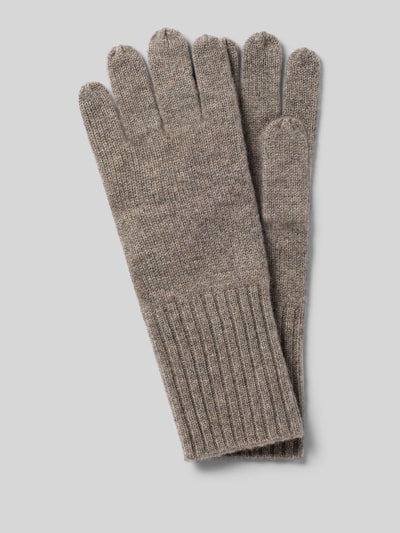 Produktfoto, Handschuhe aus reinem Kaschmir von Seeberger, kaszmirowe rękawiczki damskie, splot dzianinowy, elastyczny ściągacz