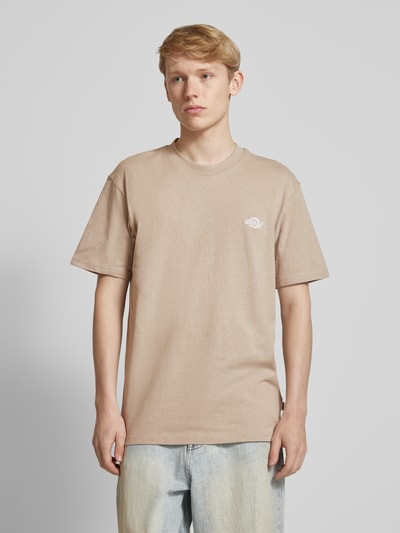 Dickies T-Shirt mit Label-Print Modell 'SUMMERDALE' Beige 4