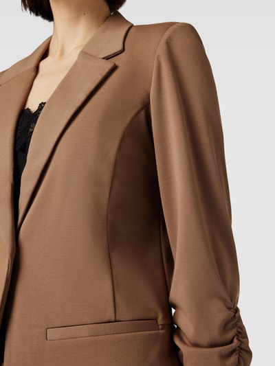 Fransa Blazer met strookzakken, model 'ZABLAZER' Cognac - 3