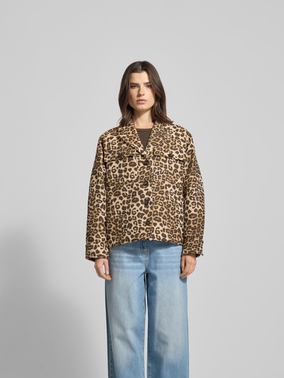 Anine Bing Jacke mit Reverskragen Mittelbraun 4
