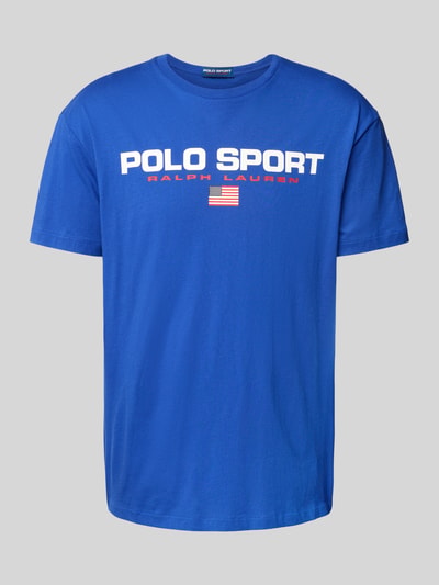 Polo Sport T-Shirt mit Label-Print Royal 2