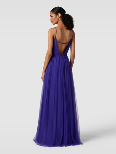 Vera Wang Bride Avondjurk met loopsplit, model 'GABIL' Violet - 5