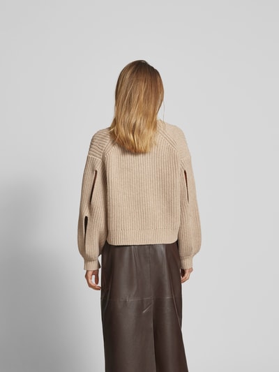 Nanushka Oversized Cardigan mit Kaschmir-Anteil Sand 5