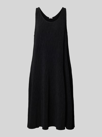 s.Oliver RED LABEL Knielange jurk met plissévouwen Zwart - 2