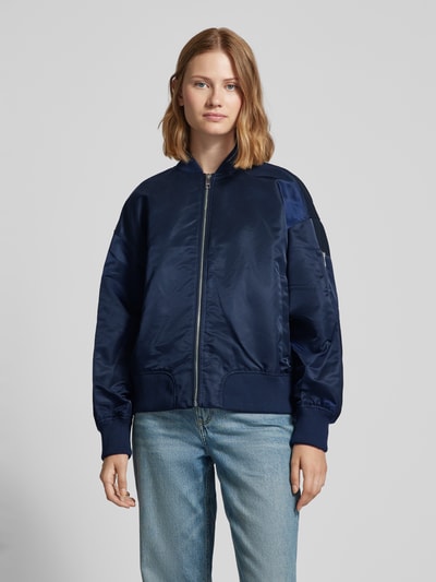 BOSS Jacke mit Stehkragen und Reißverschluss Modell 'Pamilano' Marine 4