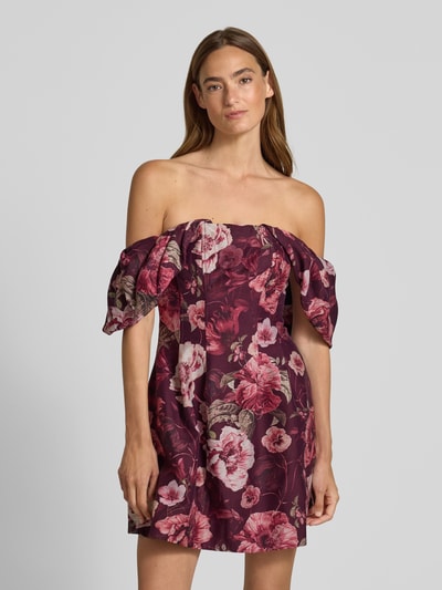 Forever New Cocktailjurk in off shoulder-look, model 'Jacquie' Bordeaux - 4