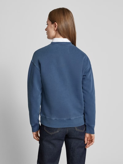 Gant Sweatshirt mit Label-Detail Jeansblau 5