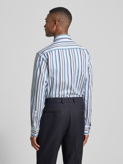 ETERNA Regular fit zakelijk overhemd van katoen met kentkraag Groen - 5