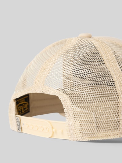Von Dutch Trucker-pet met labelpatch, model 'TAMPA' Beige - 3