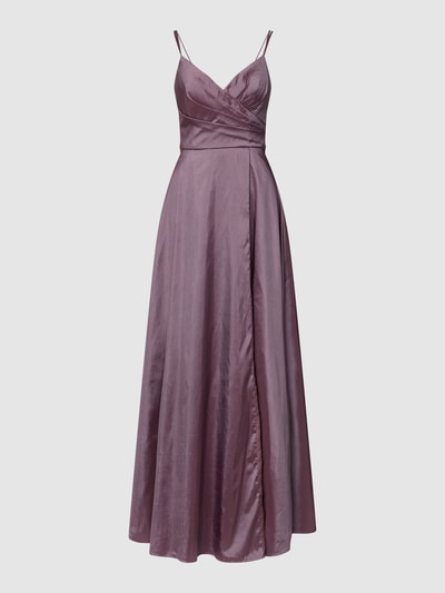 Luxuar Abendkleid mit Herz-Ausschnitt Mauve 2