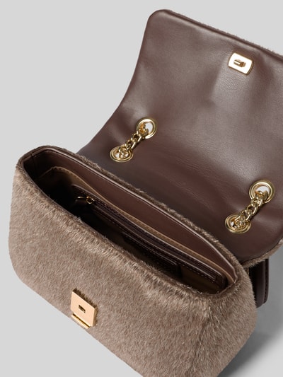 Valentino Bags Umhängetasche mit Label-Detail Dunkelbraun 5