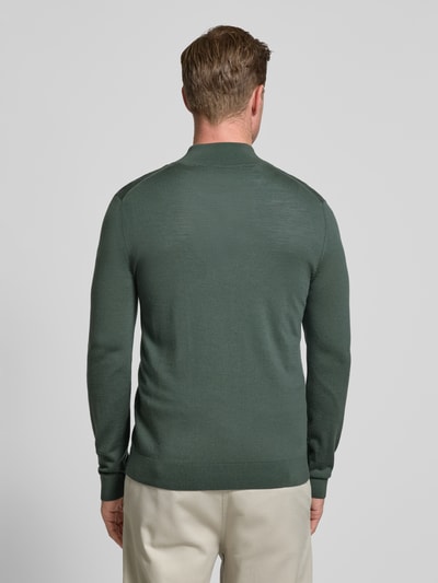 SELECTED HOMME Regular fit schipperstrui van zuivere merinowol, model 'TRAY' Olijfgroen - 5