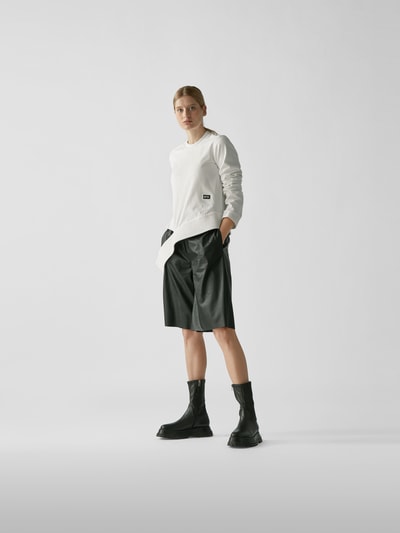 Rick Owens Sweatshirt mit Cut Out Weiss 1