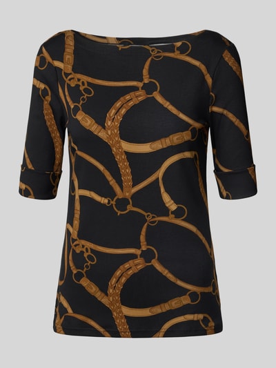 Lauren Ralph Lauren T-Shirt mit 3/4-Arm Modell 'JUDY' Black 2