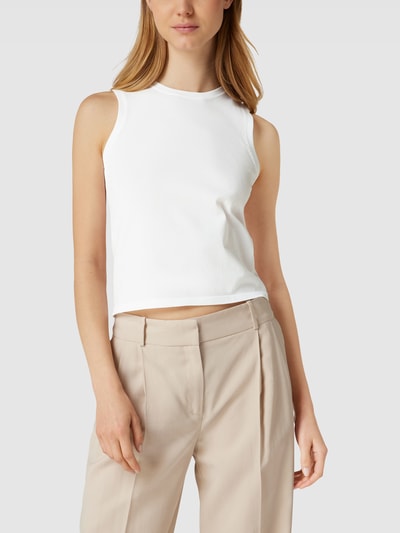 Jake*s Collection Top met ronde hals Offwhite - 4