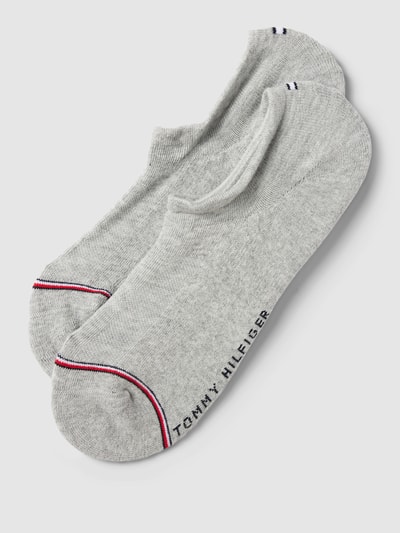 Tommy Hilfiger Socken mit Kontraststreifen im 2er-Pack Mittelgrau Melange 1