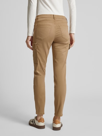 Marc O'Polo Slim Fit Cargohose aus Lyocell-Mix mit samtiger Oberfläche Modell 'LULEA' Beige 5