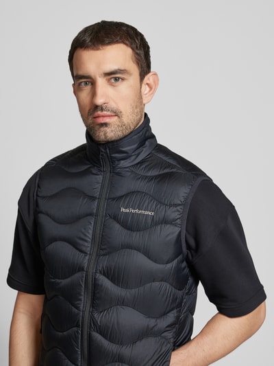 PEAK PERFORMANCE Bodywarmer met opstaande kraag, model 'Helium' Zwart - 3