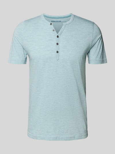 MCNEAL T-Shirt mit kurzer Knopfleiste Aqua 2